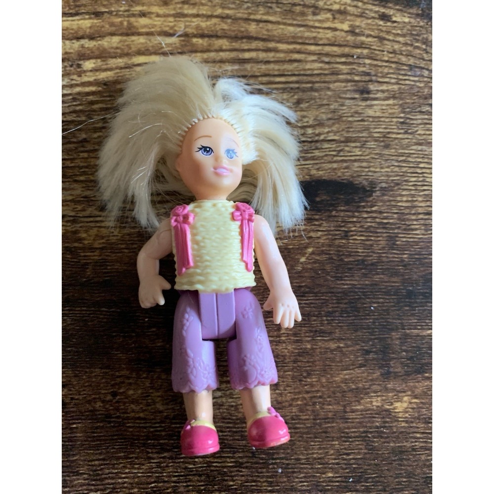 Fisher Price Loving Family Dollhouse 3.75" Blonde Sister 2006 Doll Replacement